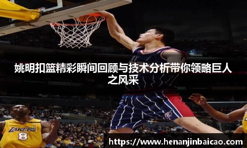 姚明扣篮精彩瞬间回顾与技术分析带你领略巨人之风采